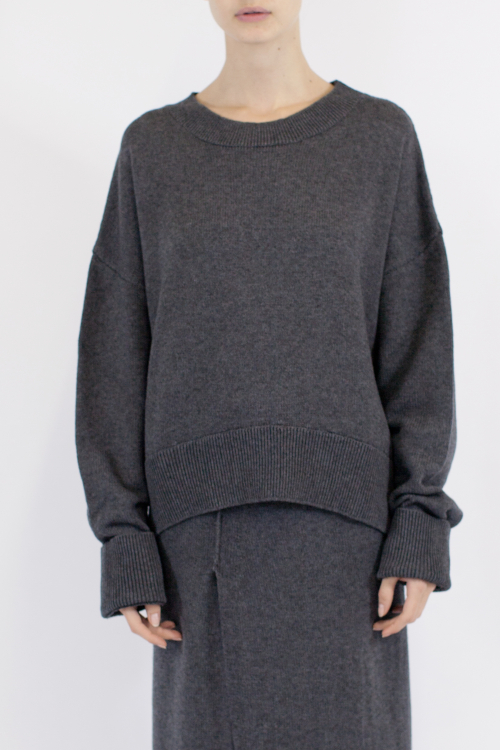 Charlie May Charcoal Track Top Pullover