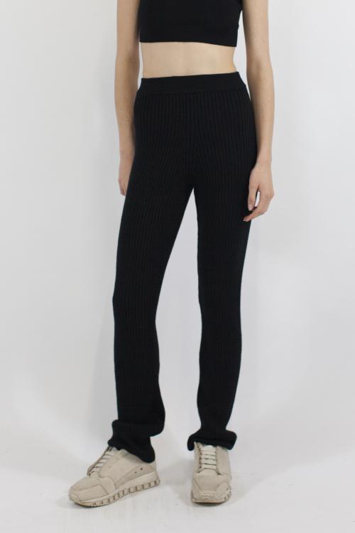 Charlie May Black Knitted Legging