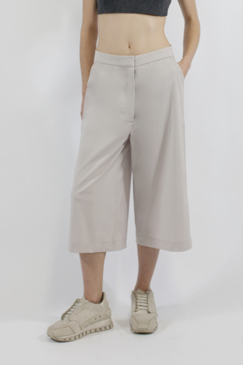 Charlie May Cement Wool Culottes