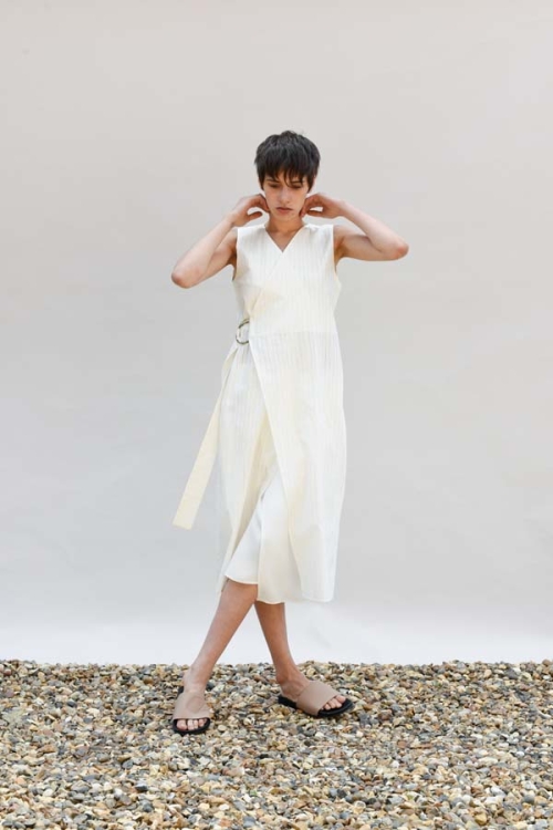 charlie-may-stripe-devore-wrap-dress